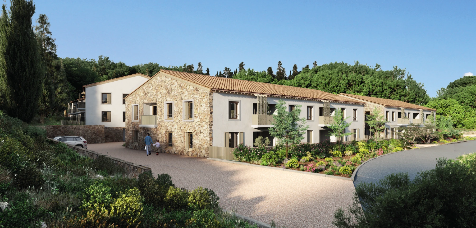 Vue du programme immobilier Mas Alba à Assas (34)