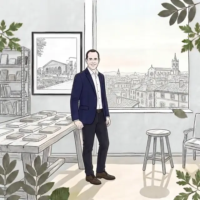 Portrait illustré de Julien Destouches